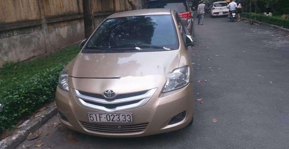Toyota Vios  E   2009 - Chính chủ bán Toyota Vios E năm 2009, màu vàng cát, giá chỉ 245 triệu