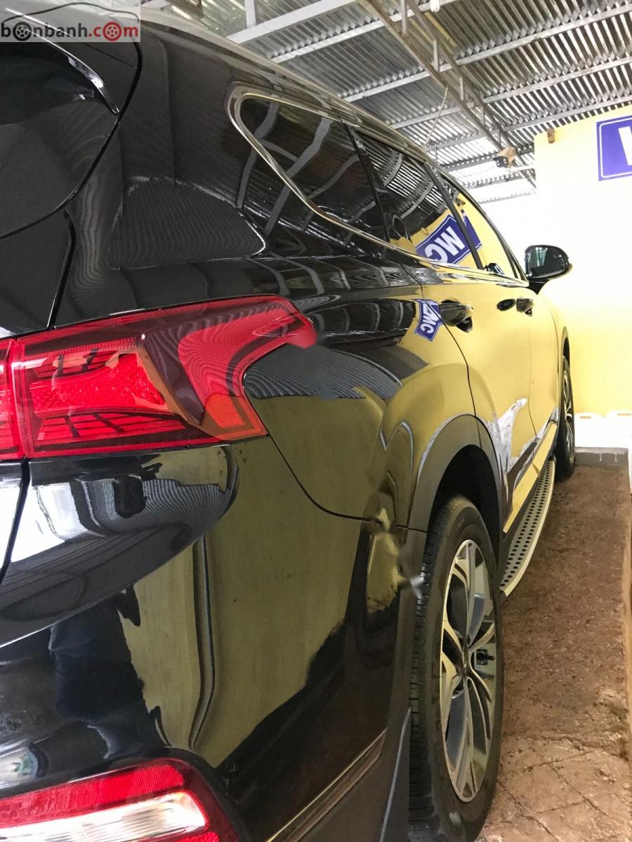 Hyundai Santa Fe HTRAC 2019 - Bán Hyundai Santa Fe HTRAC đời 2019, màu đen ít sử dụng