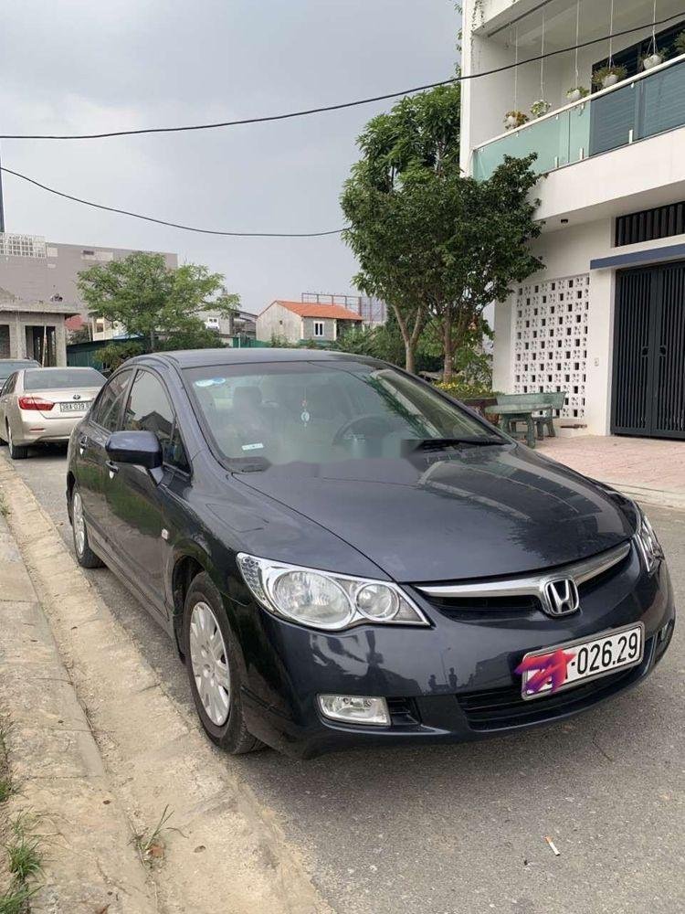 Honda Civic 2008 - Cần bán gấp Honda Civic sản xuất 2008, màu xanh lam, giá 270.2tr xe nguyên bản