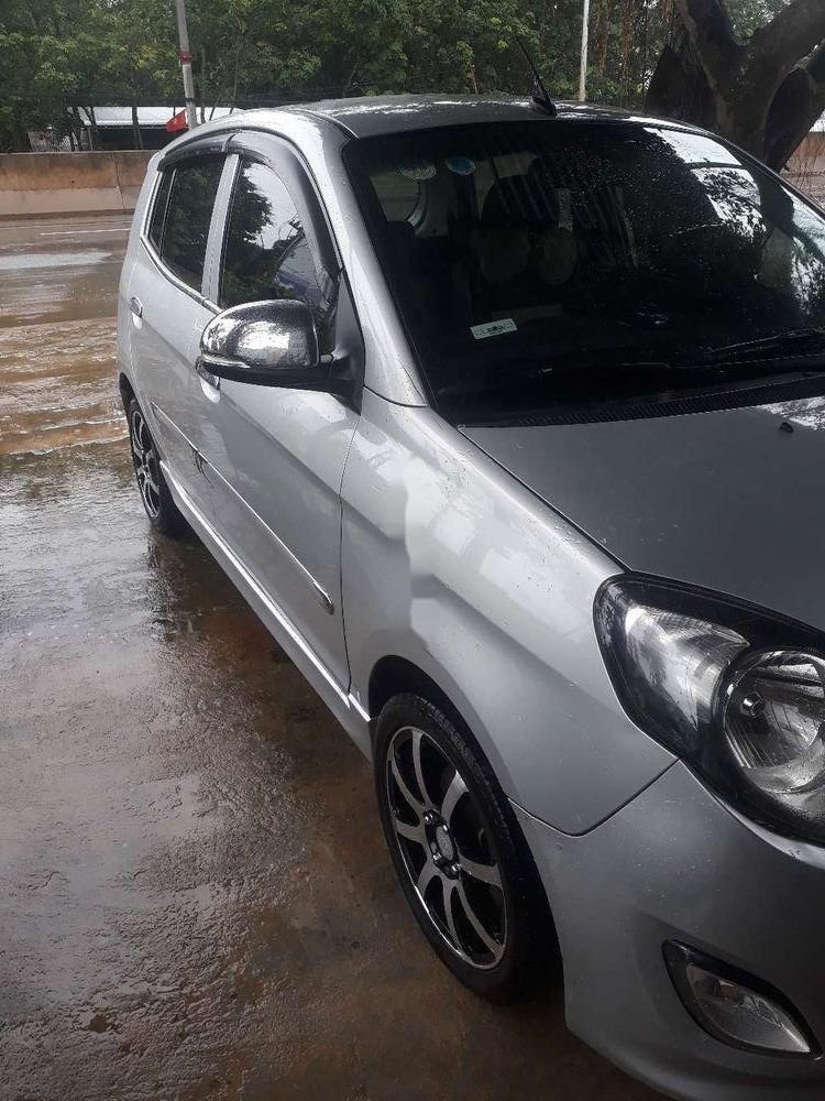 Kia Morning 2012 - Cần bán Kia Morning 2012, màu bạc xe nguyên bản