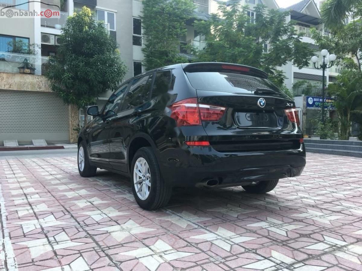 BMW X3 2015 - Bán BMW X3 CRDI đời 2015, màu đen, nhập khẩu chính hãng