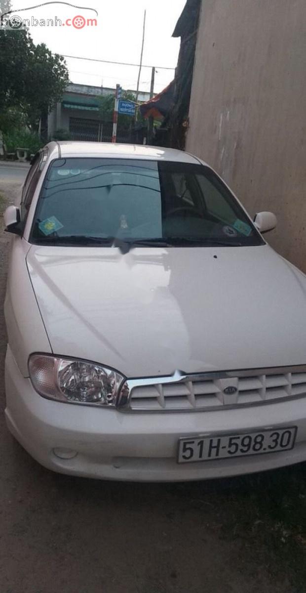 Kia Spectra   2005 - Bán Kia Spectra 1.6 MT năm sản xuất 2005, màu trắng, số sàn