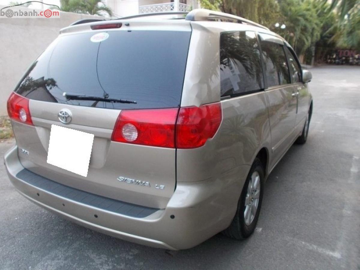 Toyota Sienna 2006 - Bán Toyota Sienna LE năm 2006, màu vàng cát, nhập khẩu nguyên chiếc xe gia đình