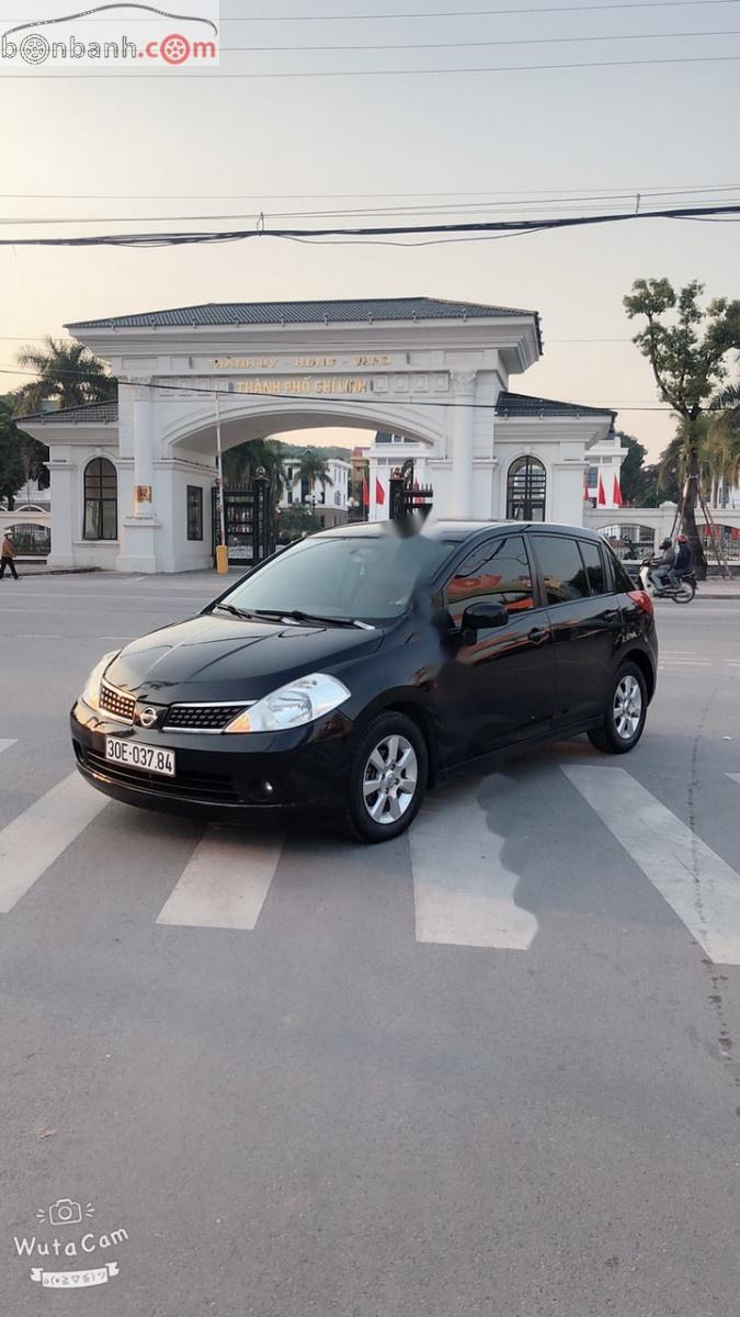 Nissan Tiida 2007 - Cần bán lại xe Nissan Tiida 2007, màu đen, nhập khẩu chính hãng