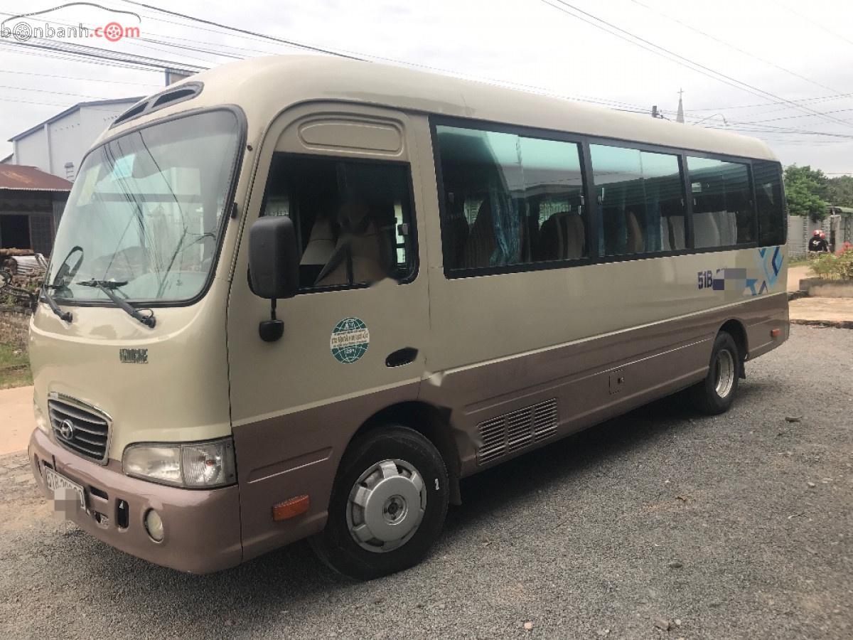 Hyundai County 2009 - Cần bán gấp Hyundai County năm 2009, màu vàng, nhập khẩu nguyên chiếc chính hãng