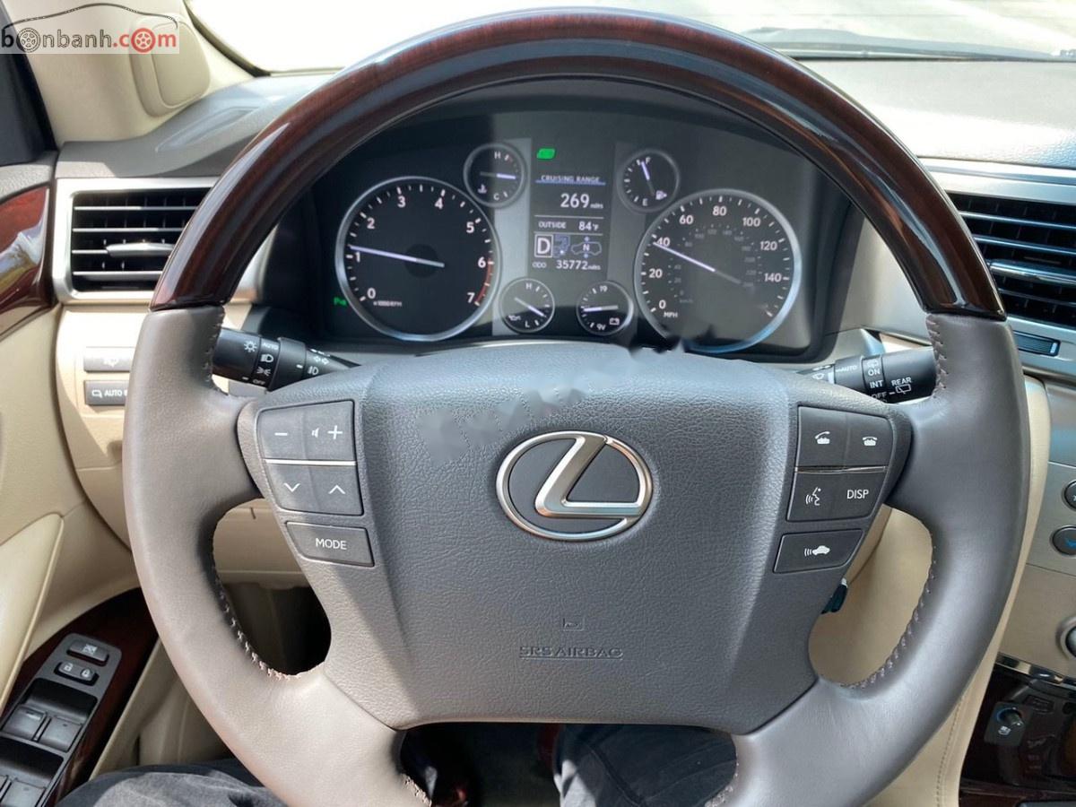 Lexus LX 2012 - Cần bán xe Lexus LX đời 2012, màu vàng, xe nhập