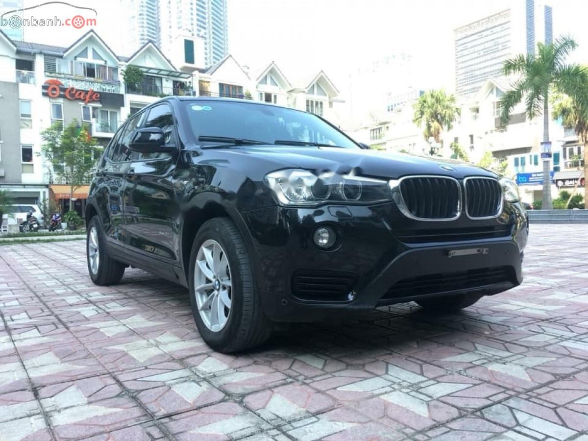 BMW X3 2015 - Bán BMW X3 CRDI đời 2015, màu đen, nhập khẩu chính hãng