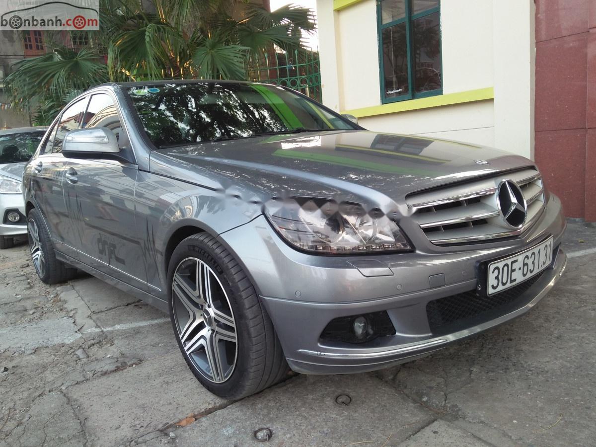 Mercedes-Benz C class C230 2008 - Cần bán xe Mercedes C230 sx 2008, màu xám, 386 triệu