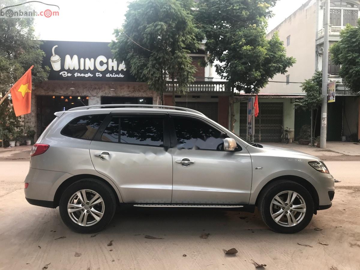 Hyundai Santa Fe SLX 2010 - Cần bán Hyundai Santa Fe SLX sản xuất năm 2010, màu bạc, xe nhập 