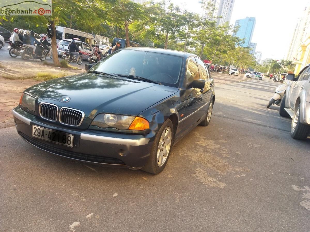 BMW 3 Series   2001 - Cần bán gấp BMW 3 Series năm 2001, màu xanh lam xe máy chạy êm