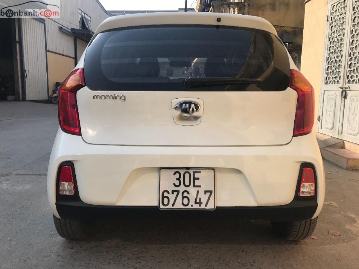 Kia Morning EX 2016 - Cần bán gấp Kia Morning EX sản xuất năm 2016, màu trắng xe gia đình