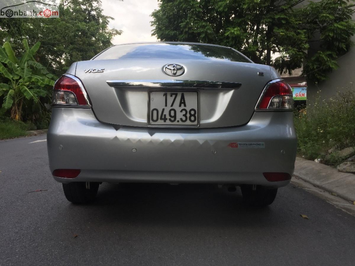Toyota Vios   2008 - Bán ô tô Toyota Vios 2008, màu bạc xe gia đình giá cạnh tranh xe máy chạy êm