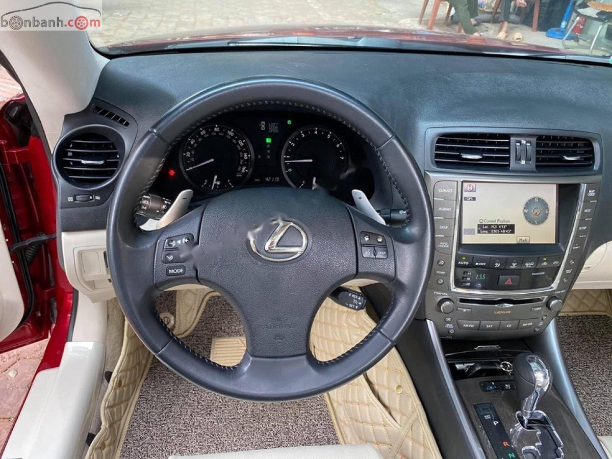 Lexus IS 250C 2010 - Xe Lexus IS 250C đời 2010, màu đỏ, xe nhập