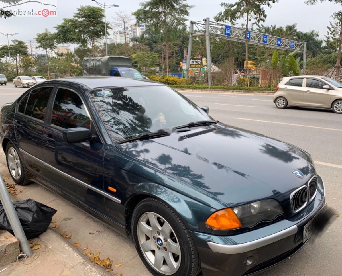 BMW 3 Series   2001 - Cần bán gấp BMW 3 Series năm 2001, màu xanh lam xe máy chạy êm