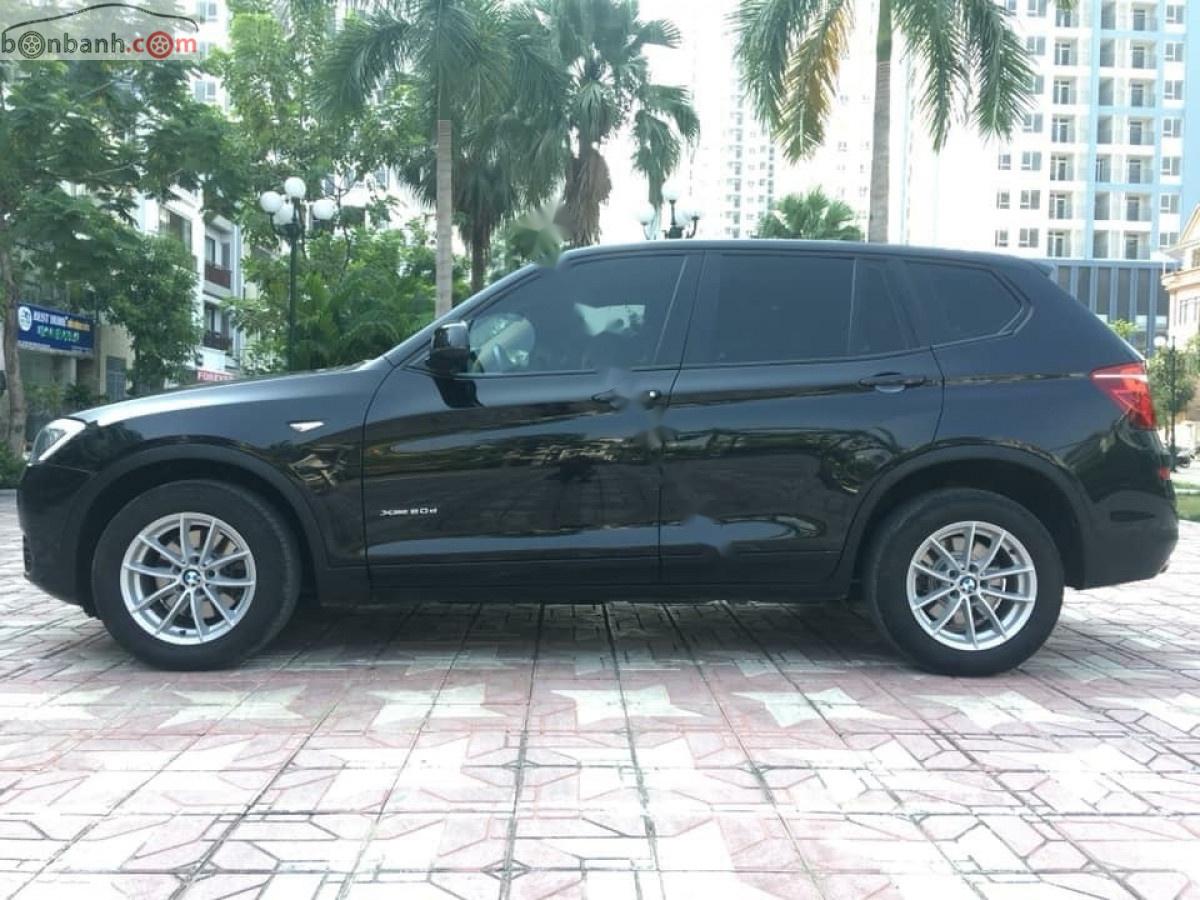 BMW X3 2015 - Bán BMW X3 CRDI đời 2015, màu đen, nhập khẩu chính hãng