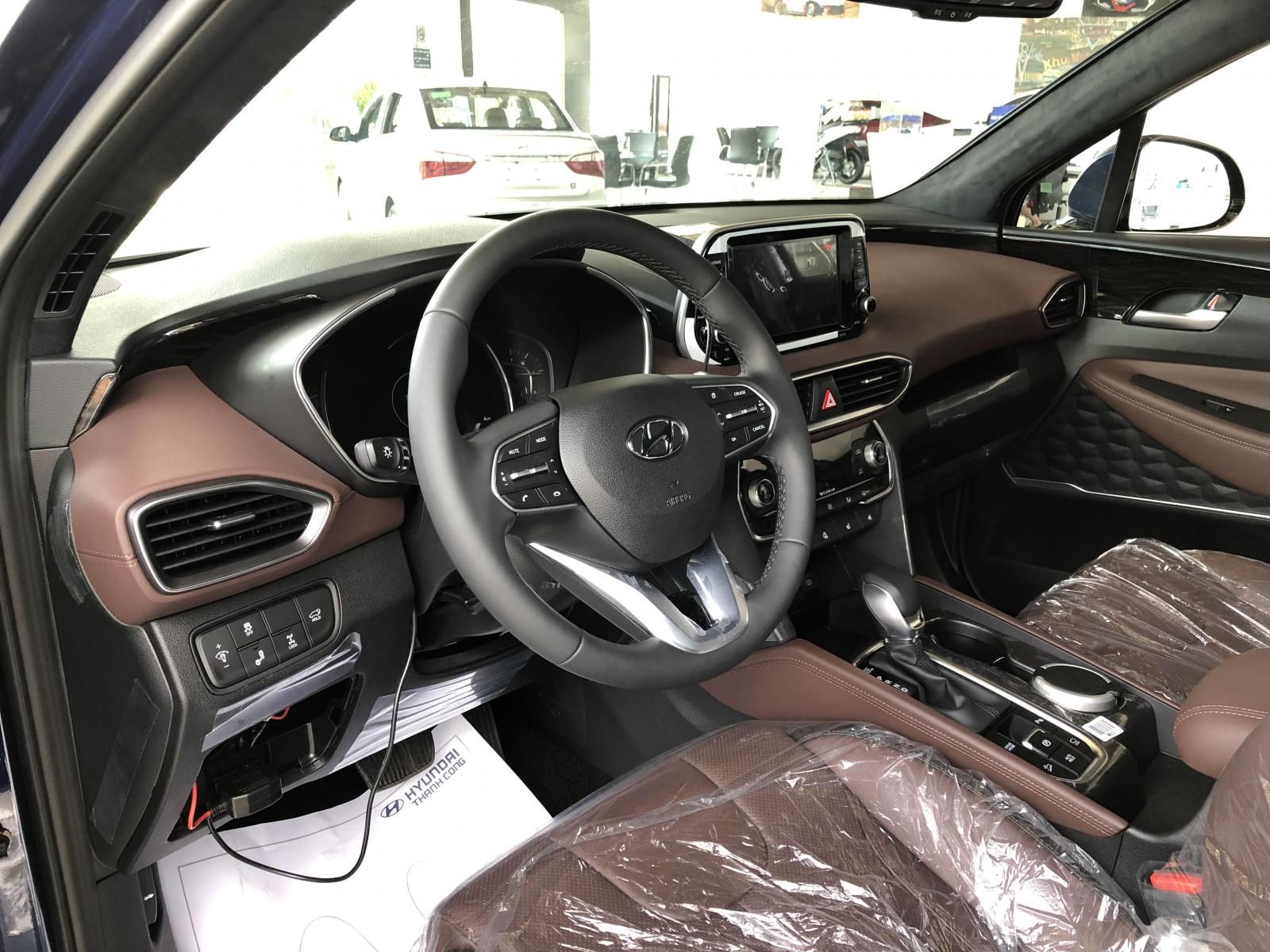 Hyundai Santa Fe 2.2 L 2019 - Ưu đãi cực lớn - Quà tặng vô vàn, Hyundai SantaFe phiên bản máy dầu, đời 2019, màu xanh dương, giá rẻ