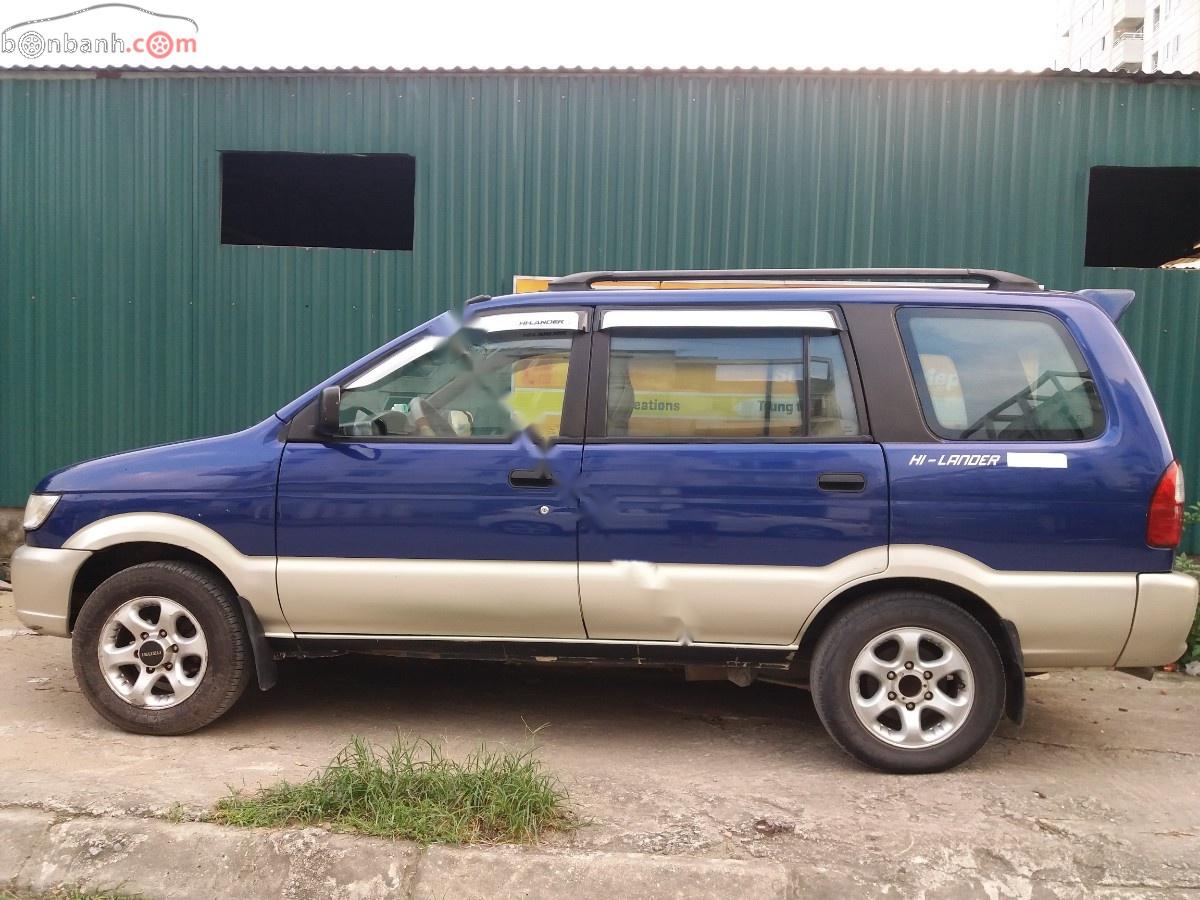 Isuzu Hi lander LS 2003 - Bán ô tô Isuzu Hi lander LS năm sản xuất 2003, màu xanh lam xe gia đình