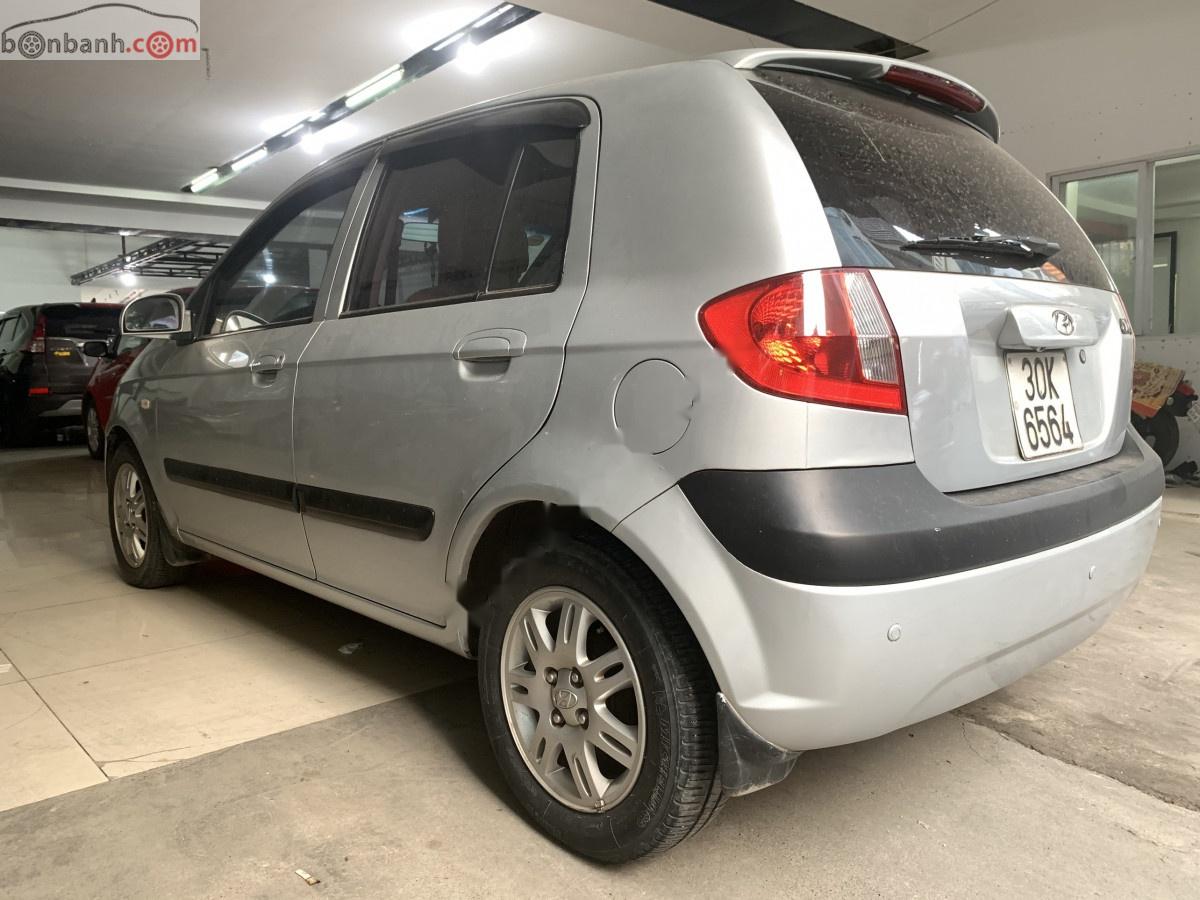 Hyundai Getz   2007 - Bán Hyundai Getz 1.4 AT năm sản xuất 2007, màu bạc, nhập khẩu 