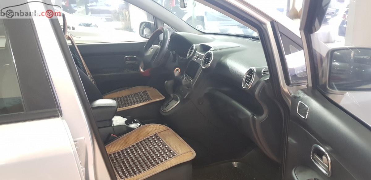 Kia Carens Ex 2010 - Cần bán gấp Kia Carens Ex sản xuất 2010, màu bạc số tự động, 345 triệu