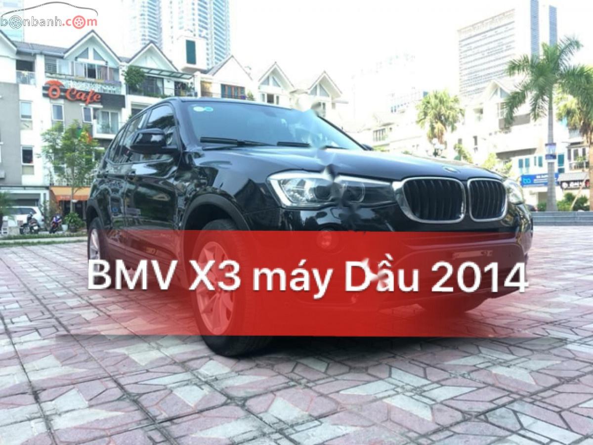BMW X3 2015 - Bán BMW X3 CRDI đời 2015, màu đen, nhập khẩu chính hãng