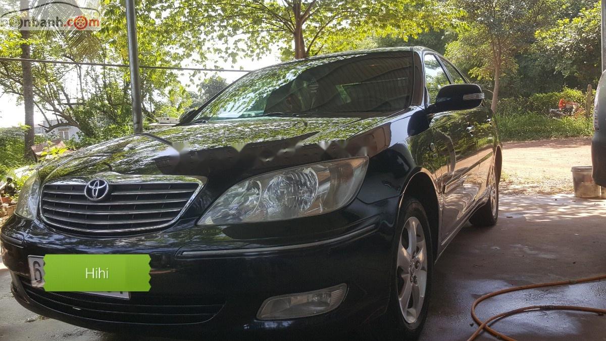Toyota Camry 2.4, 2003 - Cần bán xe Toyota Camry 2.4, đời 2003, màu đen