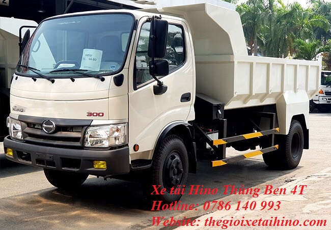 Hino 300 Series 2019 - Xe tải Hino DUTRO HD 4T Thùng Ben nhập khẩu indonesia