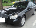 Mercedes-Benz C200 2002 - Cần bán lại xe Mercedes-Benz C200 sản xuất 2002 màu đen, 185 triệu