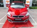 Mitsubishi Mirage CVT 2017 - Bán Mitsubishi Mirage CVT 2017 Euro 4, màu đỏ, nhập khẩu