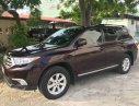 Toyota Highlander   2011 - Bán xe Toyota Highlander đời 2011, màu đỏ mận, nội thất da màu kem sang trọng