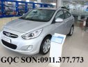 Hyundai Accent 2017 - Cần bán Hyundai Accent màu bạc mới đời 2017, liên hệ Ngọc Sơn: 0911.377.77
