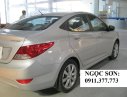 Hyundai Accent 2017 - Cần bán Hyundai Accent màu bạc mới đời 2017, liên hệ Ngọc Sơn: 0911.377.77