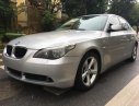 BMW 5 Series 520i 2004 - Bán xe BMW 5 Series sản xuất 2004 màu bạc, 408 triệu, xe nhập ĐKLĐ 2008 xe đẹp