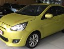 Mitsubishi Mirage   1.2AT AT  2014 - Bán xe Mitsubishi Mirage 1.2AT AT 2014, màu vàng