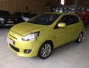 Mitsubishi Mirage 1.2 AT 2014 - Bán xe Mitsubishi Mirage 1.2 AT 2014, màu vàng, xe nhập