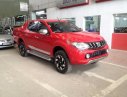 Mitsubishi Triton 2017 - Hải Dương bán xe Mitsubishi bán tải Triton AT mầu đỏ, đời 2017, giá tốt nhất tháng 5 năm 2018