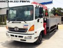 Hino 500 Series 2017 - Đại lý xe Hino 6T gắn cẩu 3t, 5t, 6t tại TP HCM, giá rẻ, có hỗ trợ vay cao