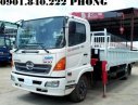 Hino 500 Series 2017 - Đại lý xe Hino 6T gắn cẩu 3t, 5t, 6t tại TP HCM, giá rẻ, có hỗ trợ vay cao