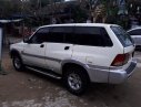 Ssangyong Musso 2.3 2000 - Bán Ssangyong Musso 2.3 năm 2000, màu trắng xe gia đình, giá chỉ 130 triệu