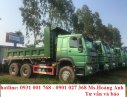 Great wall HOWO 2017 -  giá xe tải ben howo 371 thùng đúc/tải ben howo 12tan/13 tấn +lhỗ trợ vay