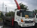 Xe tải 5 tấn - dưới 10 tấn   Hino 8 tấn 2004 - Bán xe cẩu Hino 8 tấn sản xuất năm 2004, màu trắng