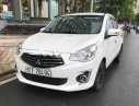 Mitsubishi Attrage  CVT 2015 - Bán Mitsubishi Attrage CVT sản xuất 2015, màu trắng, nhập khẩu