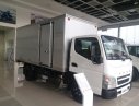 Genesis 4.99 2018 - Bán xe tải 2.1 tấn Mitsubishi Fuso Canter 4.99 thùng kín, màu trắng, đời mới 2018, hỗ trợ trả góp