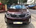 Kia Sorento   GAT  2017 - Cần bán lại xe Kia Sorento GAT sản xuất năm 2017, màu đỏ 