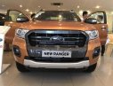 Ford Ranger  XLT 2.2L AT 2018 - Bán Ford Ranger XLT AT 2.0, 2018, màu cam, nhập khẩu, sẵn xe, đủ màu, lăn bánh thêm 30 triệu nhận xe, giao xe tận nhà