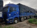 Xe tải Trên 10 tấn 4 chân 2017 - VPbank thanh lý Shacman 4 chân đời 2017, màu xanh lam, 603tr