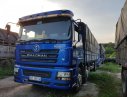 Xe tải Trên 10 tấn   2015 - VPBANK bán xe tải Shacman 4 chân đời 2015, màu xanh lam, giá khởi điểm 670 triệu