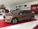Kia Cerato 1.6 AT 2018 - Cần bán xe Kia Cerato 1.6 AT sản xuất 2018, màu nâu, giá chỉ 589 triệu