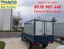 Thaco TOWNER 2018 - Bán xe tải Thaco 990kg, thùng mui bạt vào TP ĐN. Hỗ trợ trả góp nhanh gọn