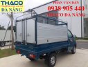 Thaco TOWNER 2018 - Bán xe tải Thaco 990kg, thùng mui bạt vào TP ĐN. Hỗ trợ trả góp nhanh gọn