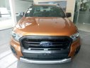 Ford Ranger Wildtrark 2018 - Cần bán xe Ford Ranger Wildtrark 2.0 Bi-Turbo 4*4, sản xuất 2018, màu cam, xe nhập, giao xe ngay